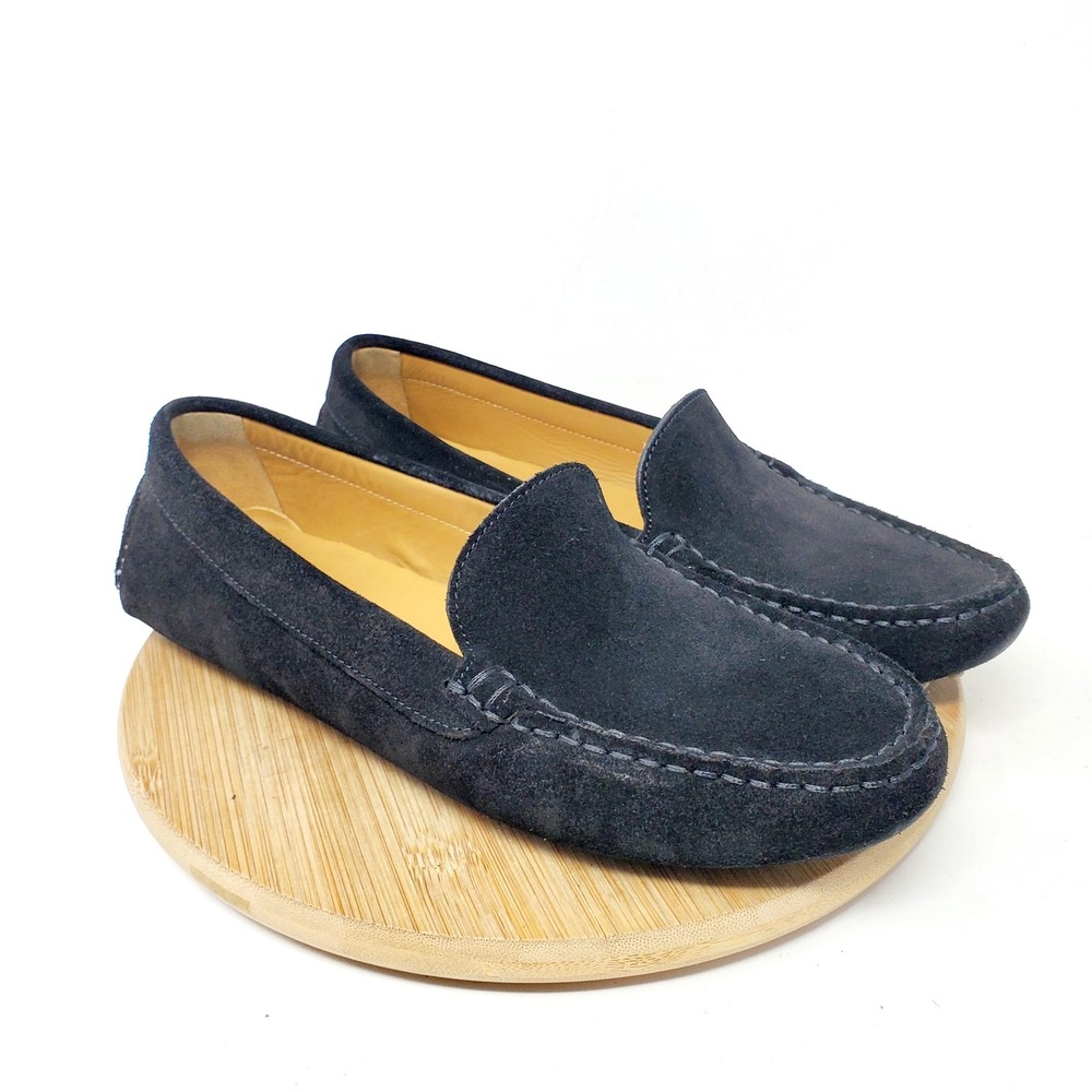 Oliver Cabell Loafer Women 38 Black Suede Slip On Driving Driver Minimalist Shoe - Picture 6 of 12